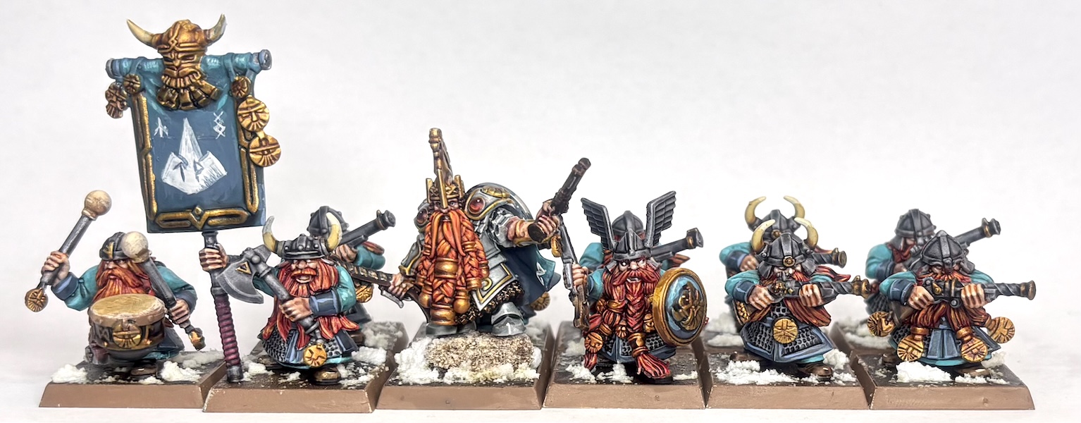 Dwarf Thunderers With Engineer